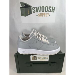 Nike By You ID Air Force 1 Gray White Sail Size 6.5 Womens New